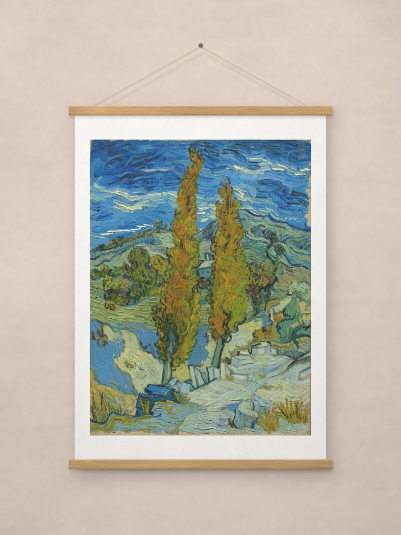 Two Poplars in the Alpilles near Saint-Rémy