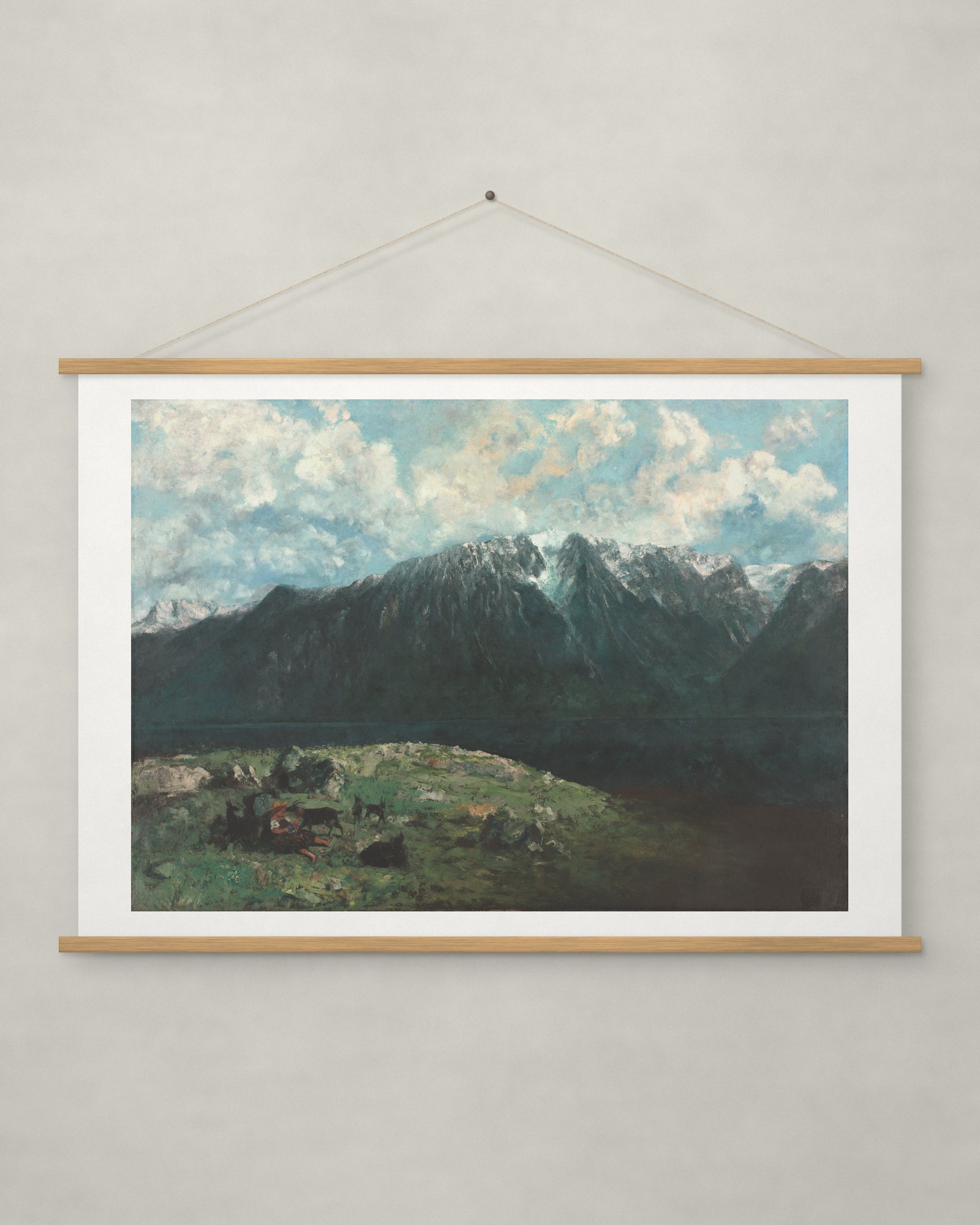 Panoramic View of the Alps, Les Dents du Midi