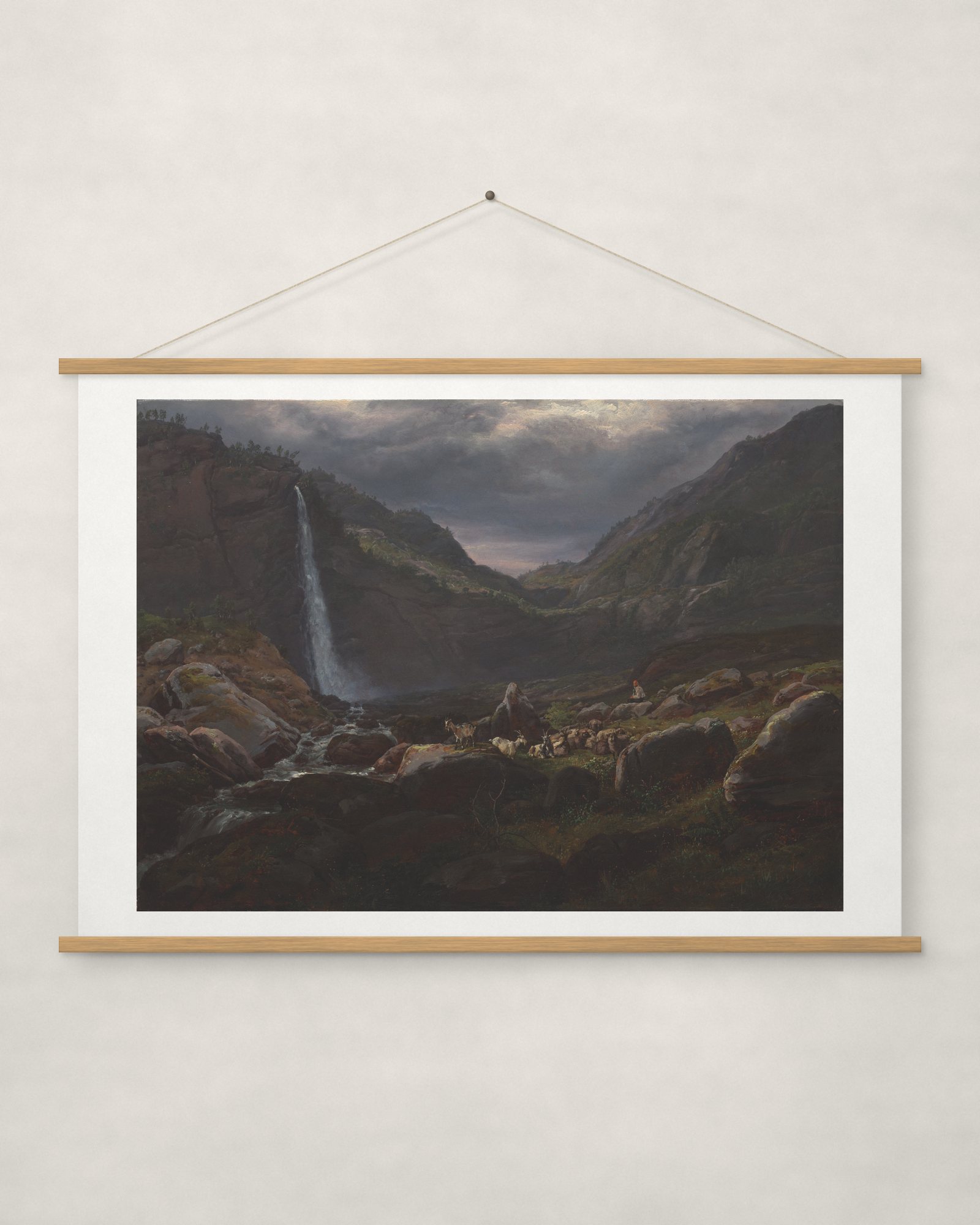 Feige Waterfall (Feigefossen), Lysterfjord, Norway