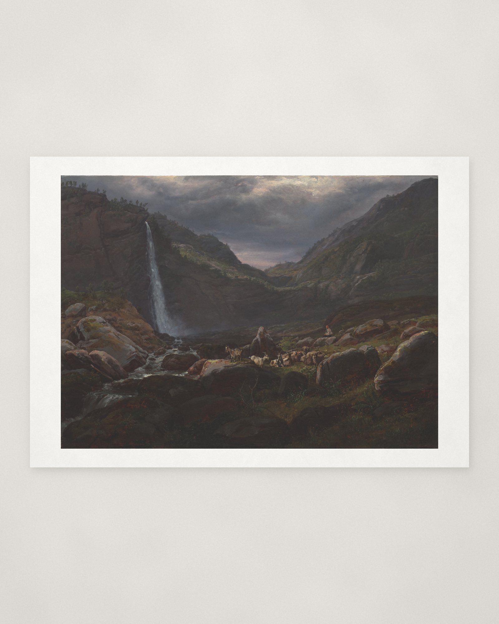 Feige Waterfall (Feigefossen), Lysterfjord, Norway — 2