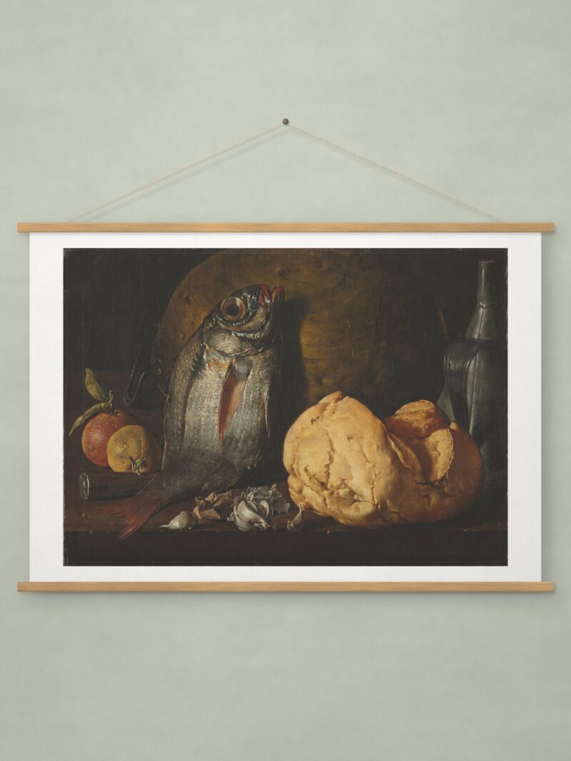 Still Life with Fish, Bread, and Kettle