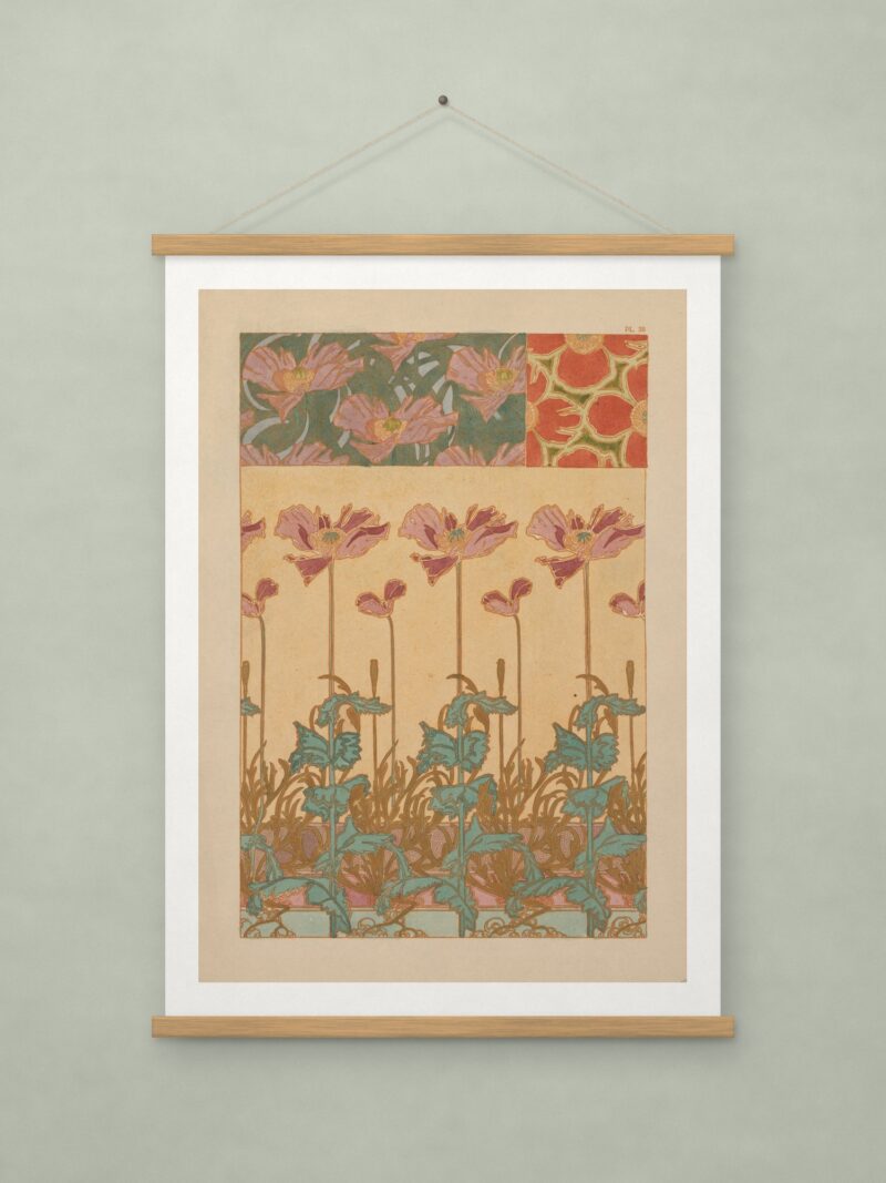 Oriental Poppies, from Documents Décoratifs