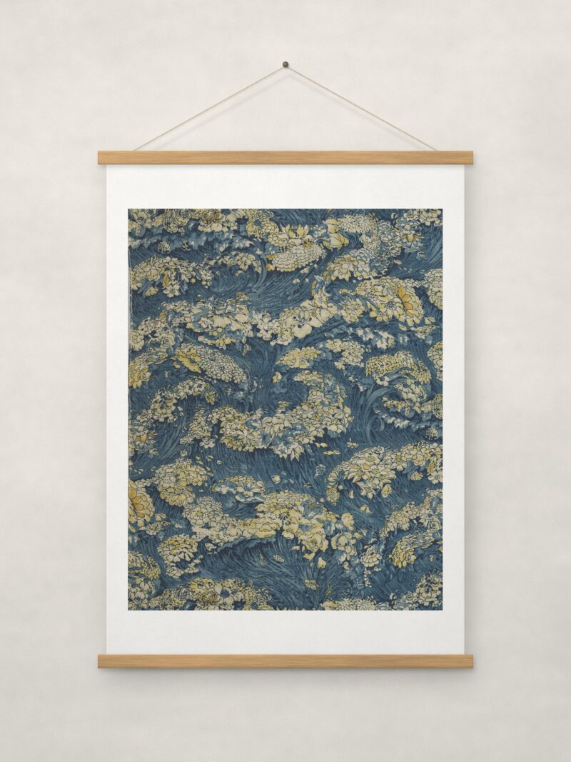 Cloth with Floral Sea Design