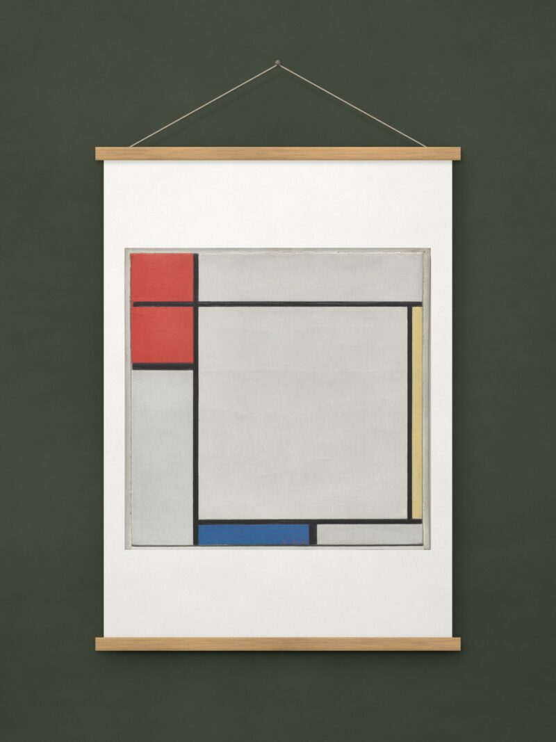 Composition with Red, Yellow, and Blue