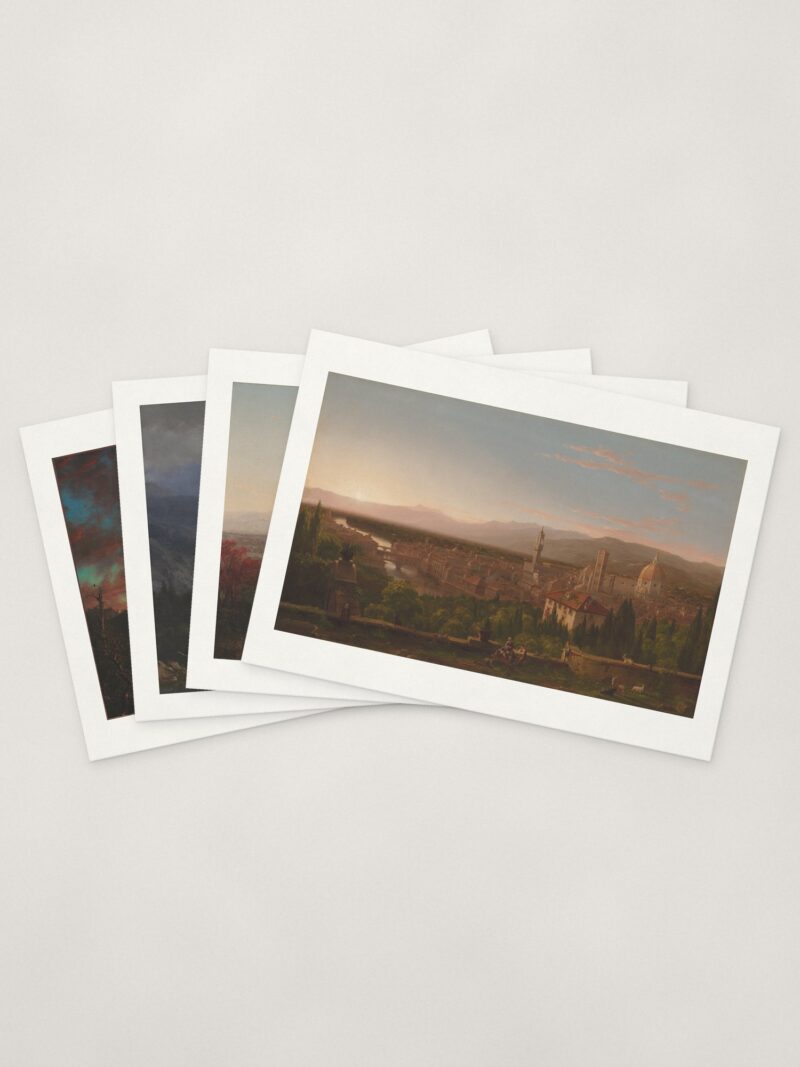 American Landscape Cards — four cards fanned