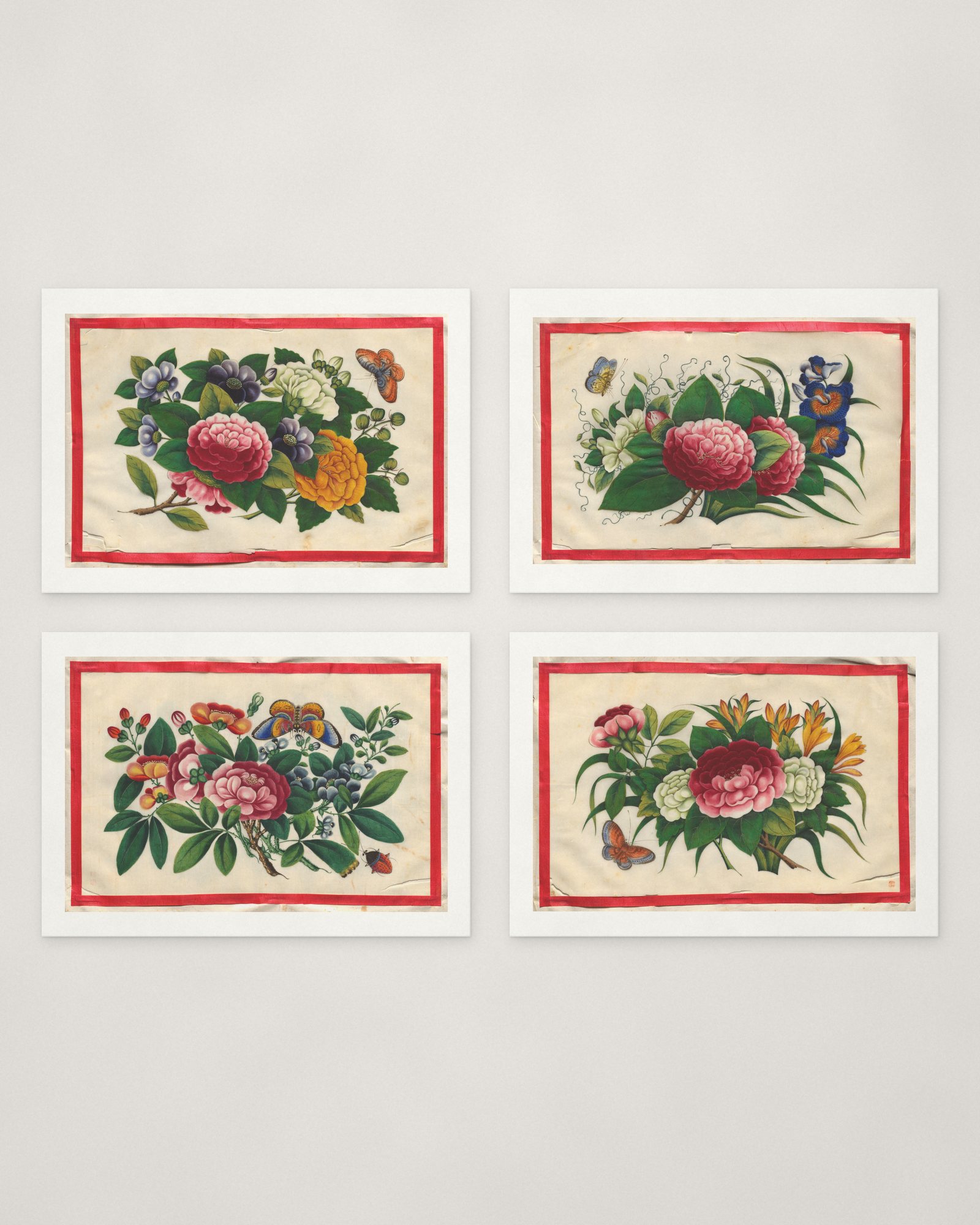 Flowers & Butterflies Cards — 2
