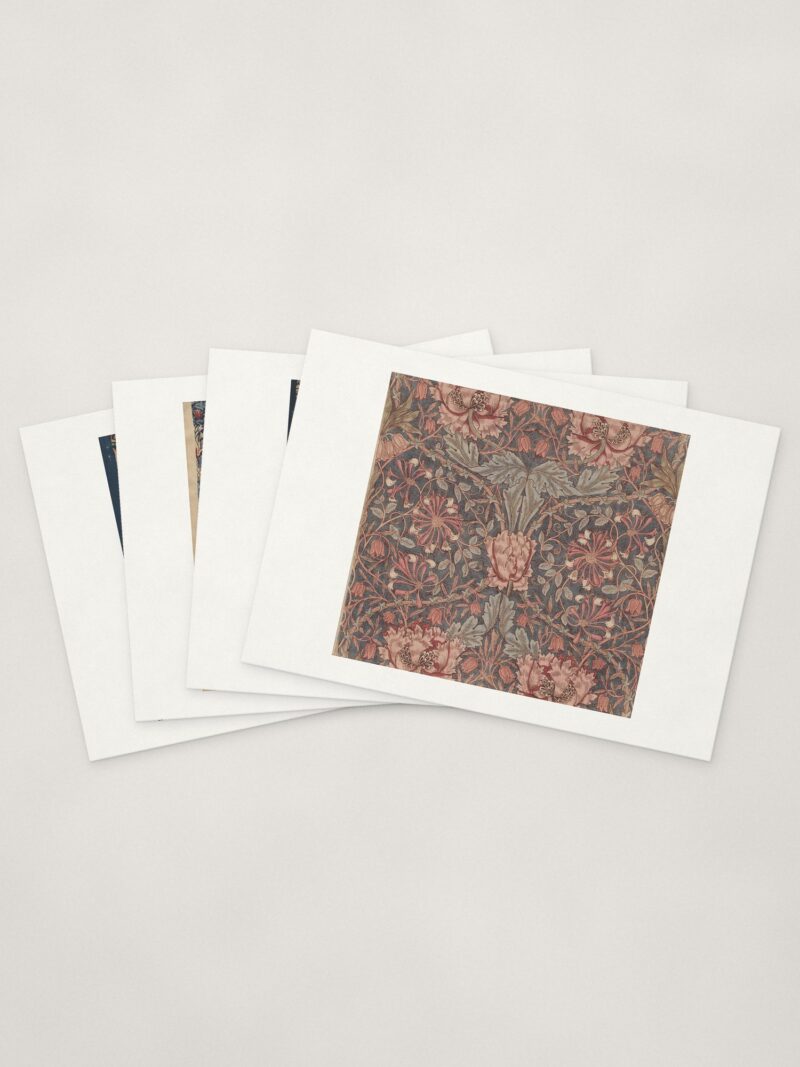 William Morris Cards — four cards fanned